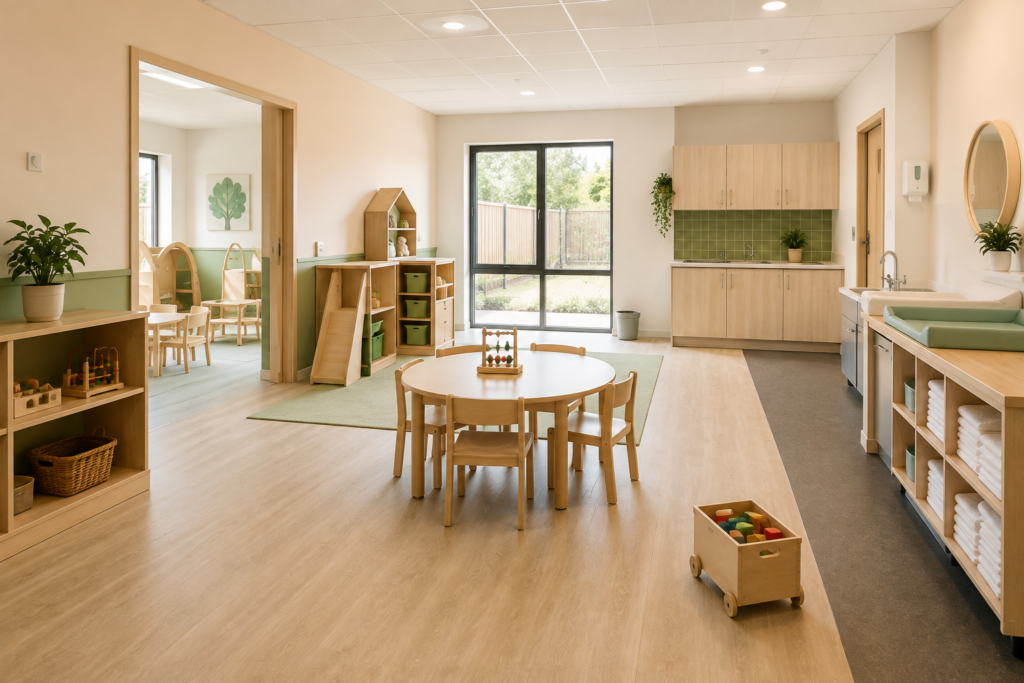 Kinderdagverblijf schoonmaak
